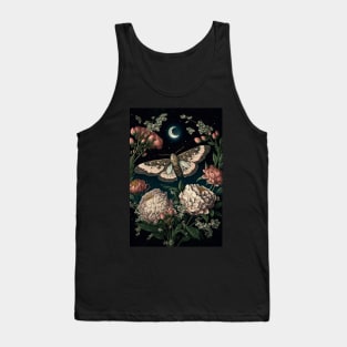 Wiccan witchcraft Moth and magic of night 7 Tank Top